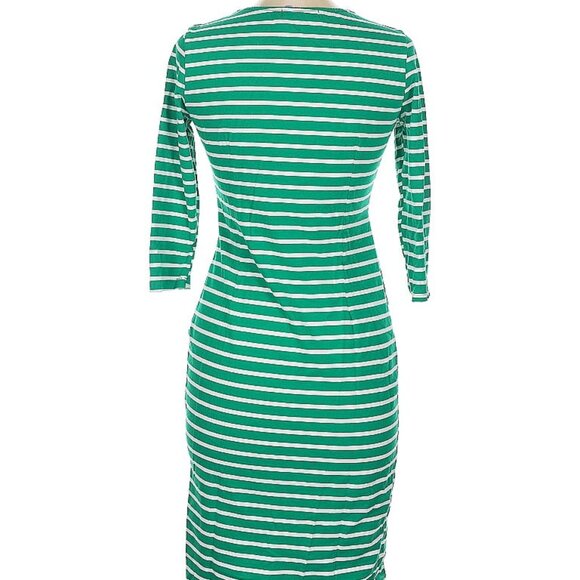 BOGO Free, Kelly Green and white stripe knit dress, Medium - Picture 5 of 14